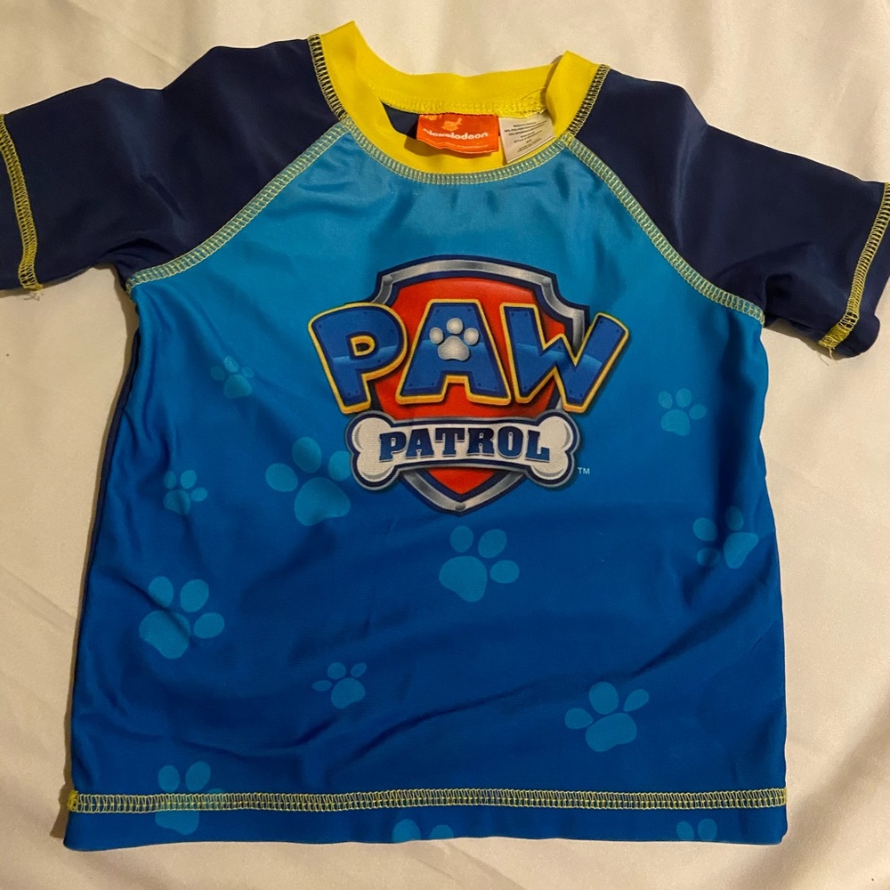 Toddler rashguard top Paw Patrol